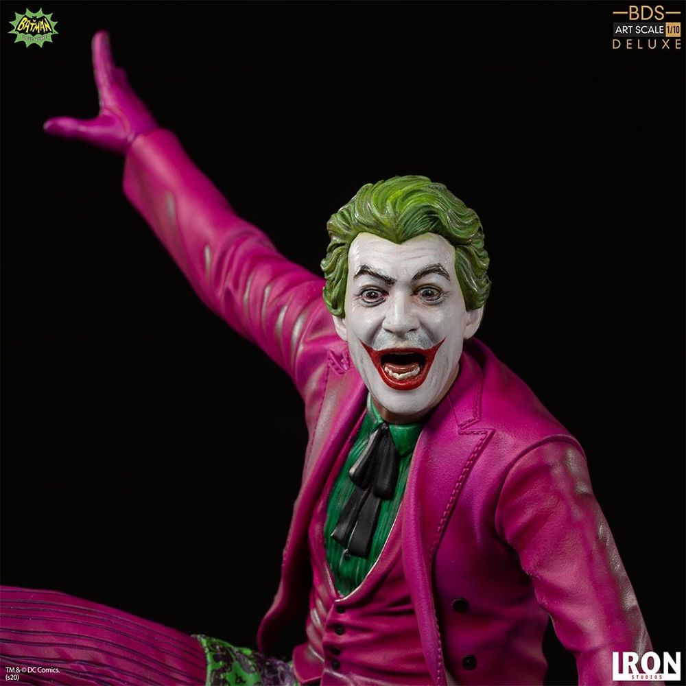 Estátua The Joker Deluxe 1/10 - Batman 66 - Bds Art Scale Estátua The Joker Deluxe 1/10 - Batman 66 - Bds Art Scale