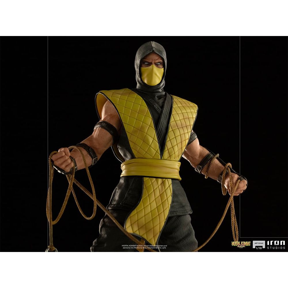 Estátua Scorpion - Mortal Kombat Art Scale 1/10 Iron Studios em