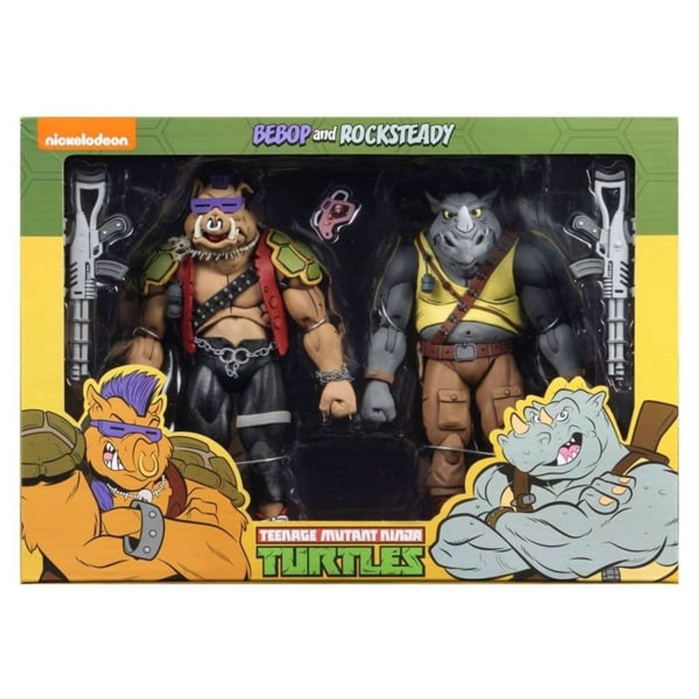 Figura Bebop e Rocksteady - TMNT - Series 2 - Neca
