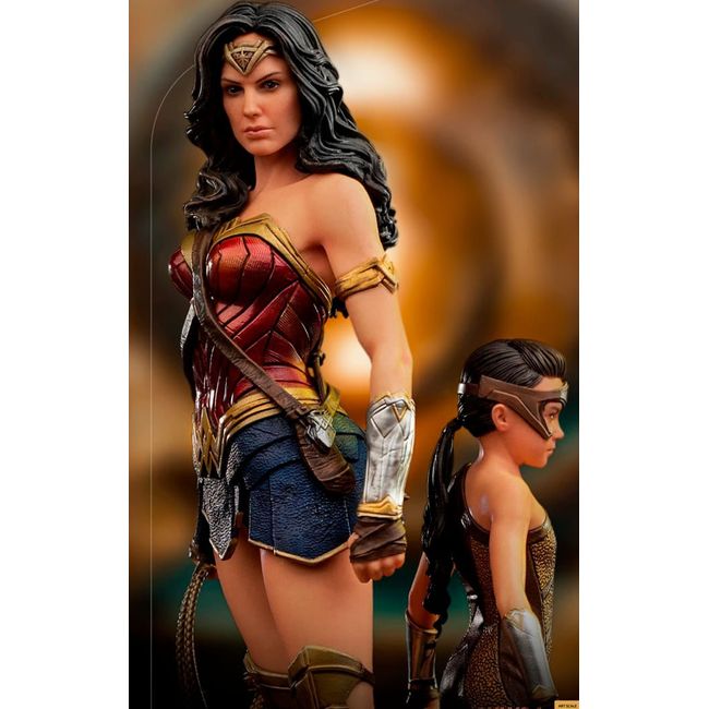 Estátua Wonder Woman & Young Diana Deluxe - WW84 - Art Scale 1/10