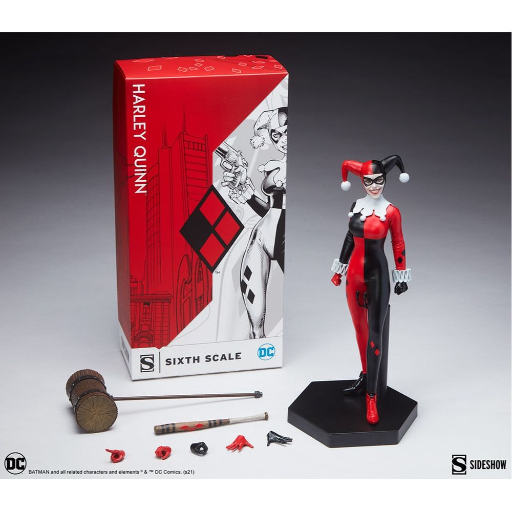 Estátua Arlequina (Harley Quinn): DC Comics Collectibles (Premium