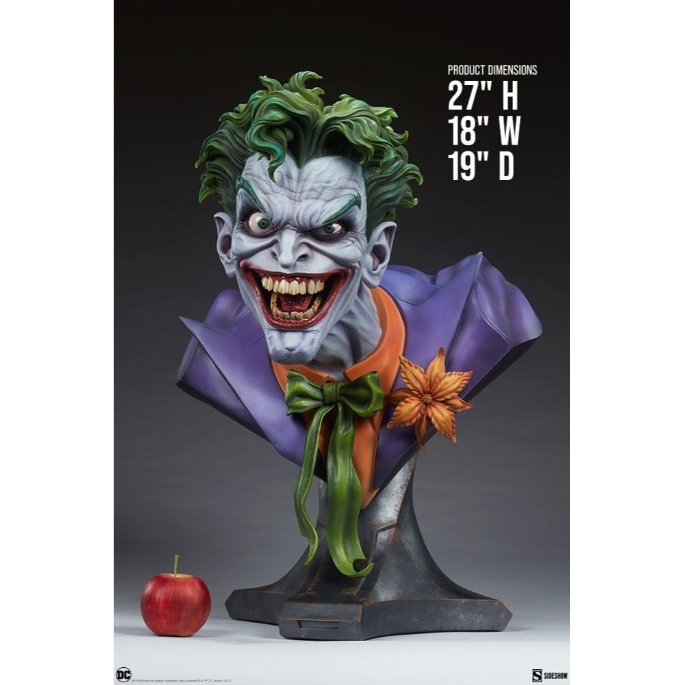 Busto The Joker Life Size - DC Comis - Sideshow - lojalimitededition
