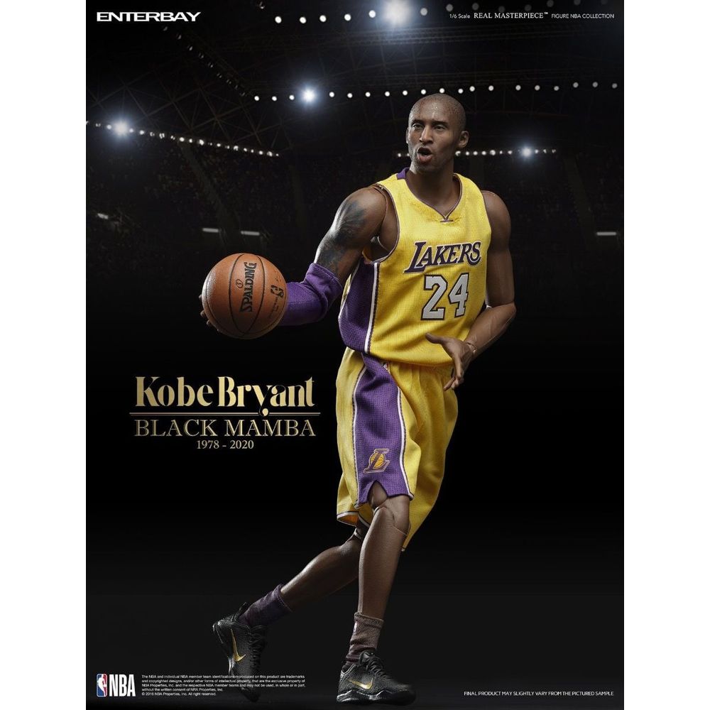 Estátua Colecionável Kobe Bryant: Los Angeles Lakers Basquete NBA