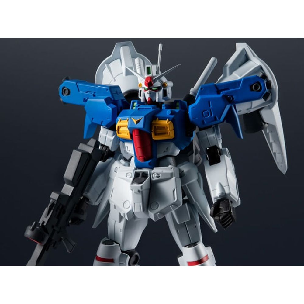 Bandai Master Grade GP01FB Gundam Action Figure - 1/100 Scale Metallic Coated Model Kit With Kou Uraki Figure