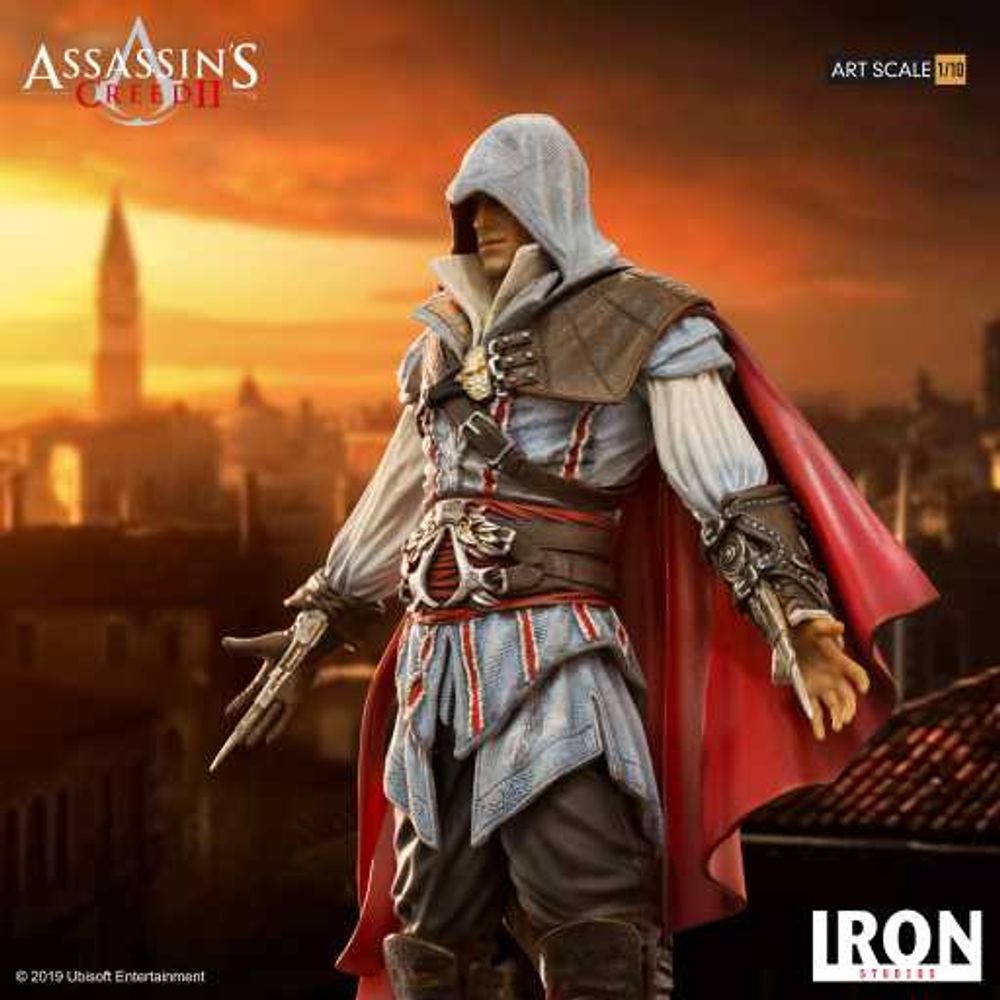 Figura Assassins Creed - Ezio Auditore 1/10 Regular - Iron Studios