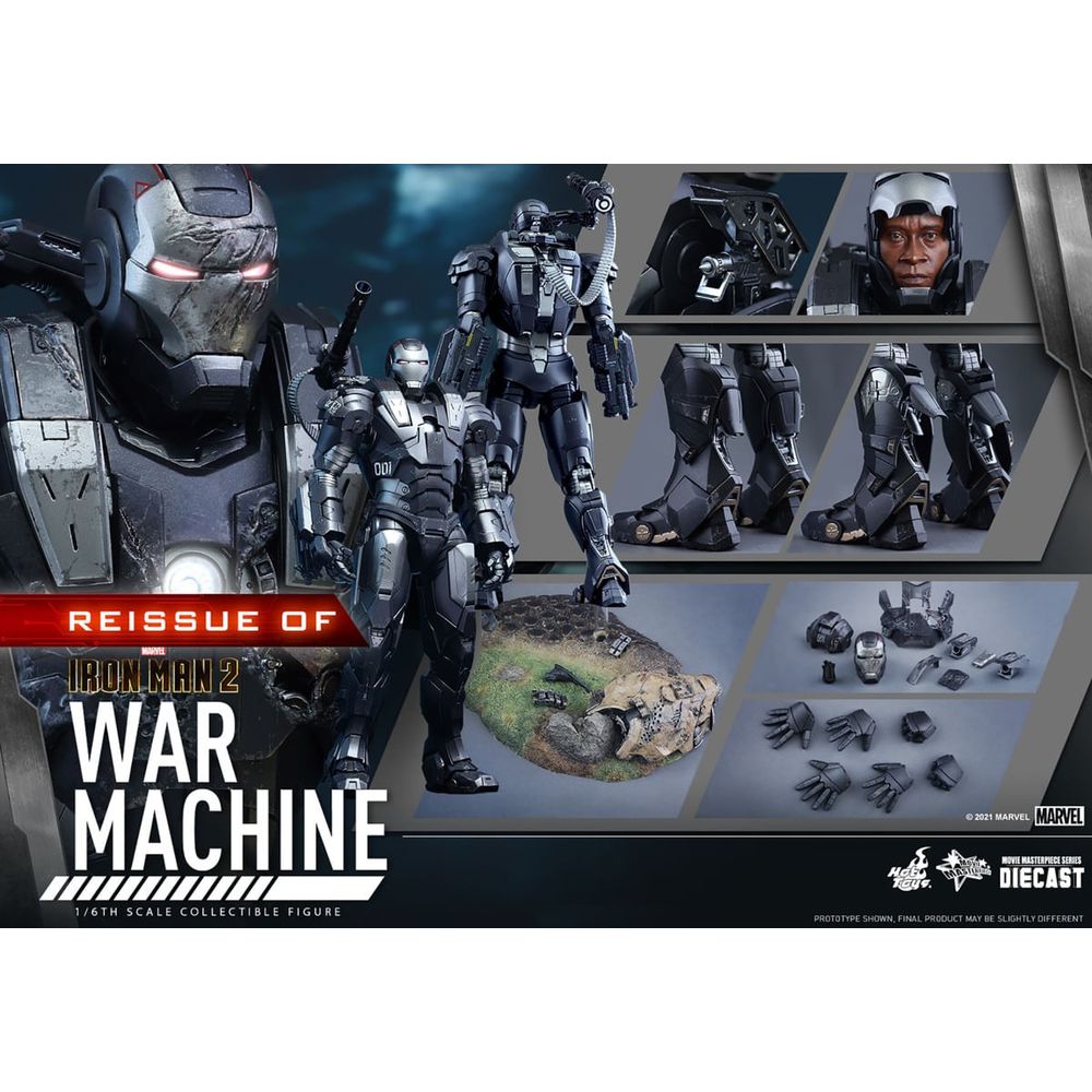 Figura War Machine Diecast - Marvel - Sixth Scale - Hot Toys Figura War Machine Diecast - Marvel - Sixth Scale - Hot Toys
