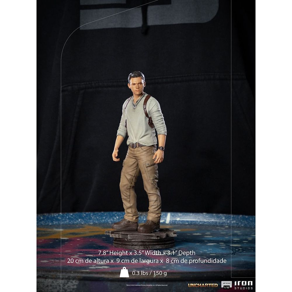 Estátua Nathan Drake Art Scale do Filme Uncharted: Fora do Mapa (Iron  Studios) « Blog de Brinquedo