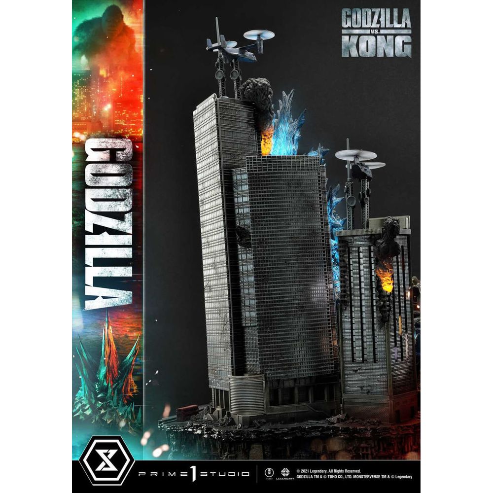 Estátua Godzilla Final Battle - Godzilla Vs Kong - Ultimate