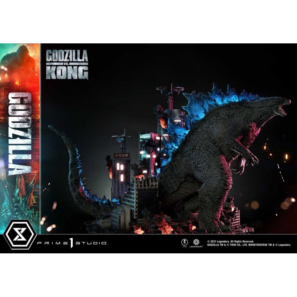 Estátua Godzilla Final Battle - Godzilla Vs Kong - Ultimate